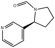 1-Pyrrolidinecarboxaldehyde, 2-(3-pyridinyl)-, (2S)- 结构式