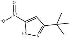 3-(叔丁基)-5-硝基-1H-吡唑 结构式