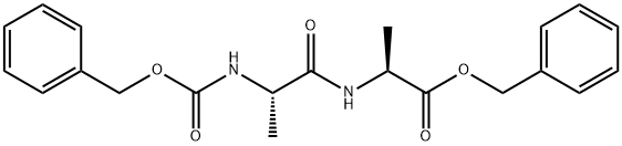 L-Alanine, N-[(phenylmethoxy)carbonyl]-L-alanyl-, phenylmethyl ester 结构式