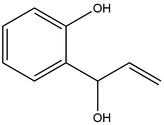 Benzenemethanol, α-ethenyl-2-hydroxy- 结构式