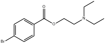 Benzoic acid, 4-bromo-, 2-(diethylamino)ethyl ester 结构式