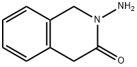 2-氨基-1,4-二氢异喹啉-3(2H)-酮 结构式