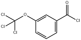 Benzoyl chloride, 3-(trichloromethoxy)- 结构式