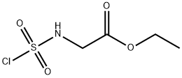 ethyl 2-[(chlorosulfonyl)amino]acetate 结构式