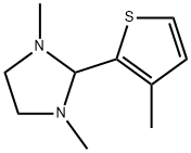 Imidazolidine, 1,3-dimethyl-2-(3-methyl-2-thienyl)- 结构式