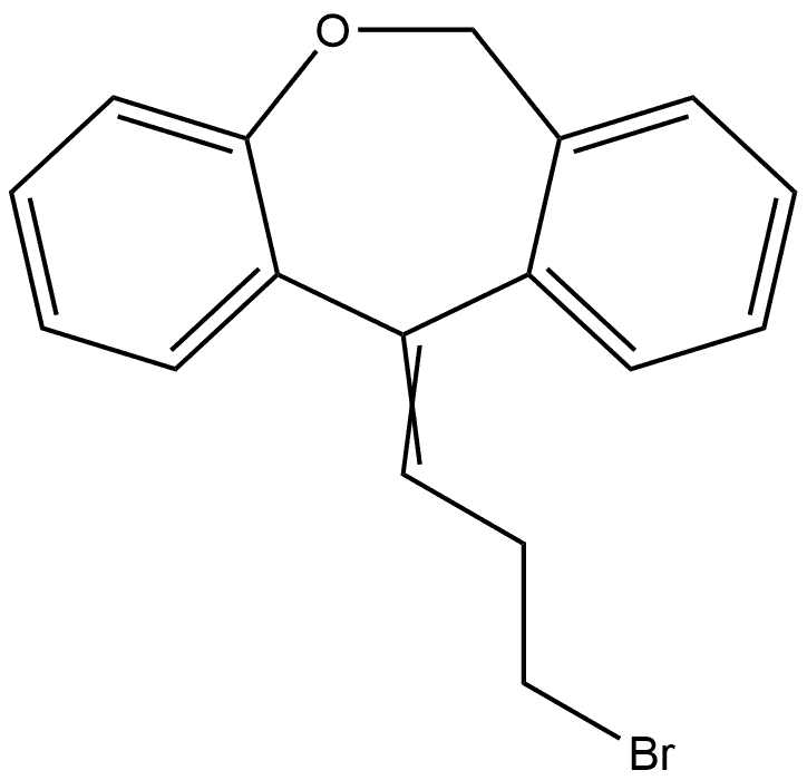 11-(3-BROMOPROPYLIDENE)-6,11-DIHYDRODIBENZO[B,E]OXEPINE 结构式