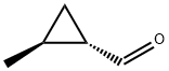 Cyclopropanecarboxaldehyde, 2-methyl-, (1S,2S)- 结构式