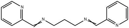 1,3-Propanediamine, N1,N3-bis(2-pyridinylmethylene)- 结构式