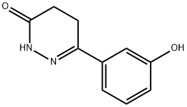 3(2H)-Pyridazinone, 4,5-dihydro-6-(3-hydroxyphenyl)- 结构式