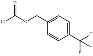 Carbonochloridic acid, [4-(trifluoromethyl)phenyl]methyl ester 结构式