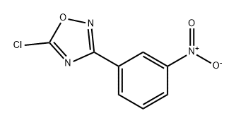 5-氯-3-(3-硝基苯基)-1,2,4-噁二唑 结构式