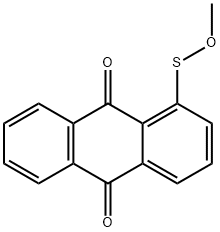 1-Anthracenesulfenic acid, 9,10-dihydro-9,10-dioxo-, methyl ester 结构式