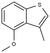 Benzo[b]thiophene, 4-methoxy-3-methyl- 结构式