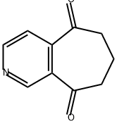 5H-Cyclohepta[c]pyridine-5,9(6H)-dione, 7,8-dihydro- 结构式