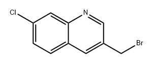 Quinoline, 3-(bromomethyl)-7-chloro- 结构式