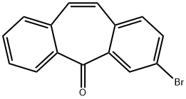 3-溴-二苯并环庚烯-5-酮 结构式