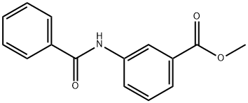 Benzoic acid, 3-(benzoylamino)-, methyl ester 结构式