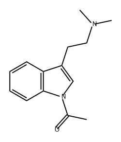 ETHANONE, 1-[3-[2-(DIMETHYLAMINO)ETHYL]-1H-INDOL-1-YL]- 结构式