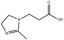 3-(2-methyl-4,5-dihydro-1H-imidazol-1-yl)propanoi
c acid 结构式