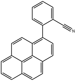 Benzonitrile, 2-(1-pyrenyl)- 结构式