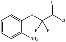 Benzenamine, 2-?(2-?chloro-?1,?1,?2-?trifluoroethoxy)?- 结构式