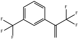 Benzene, 1-(trifluoromethyl)-3-[1-(trifluoromethyl)ethenyl]- 结构式
