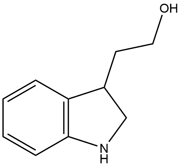 2-(2,3-dihydro-1H-indol-3-yl)ethan-1-ol 结构式