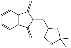 1H-Isoindole-1,3(2H)-dione, 2-[(2,2-dimethyl-1,3-dioxolan-4-yl)methyl]- 结构式