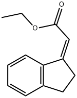 Acetic acid, 2-(2,3-dihydro-1H-inden-1-ylidene)-, ethyl ester, (2Z)- 结构式
