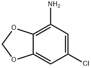 1,3-Benzodioxol-4-amine, 6-chloro- 结构式