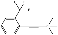 Benzene, 1-(trifluoromethyl)-2-[2-(trimethylsilyl)ethynyl]- 结构式