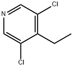 3,5-二氯-4-乙基吡啶 结构式