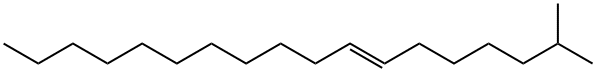 7-Octadecene, 2-methyl-, (7E)- 结构式