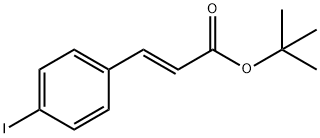 2-Propenoic acid, 3-(4-iodophenyl)-, 1,1-dimethylethyl ester, (2E)- 结构式