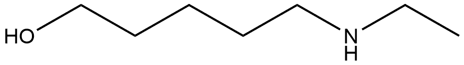 5-(ethylamino)pentan-1-ol 结构式