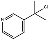 Pyridine, 3-(1-chloro-1-methylethyl)- 结构式