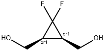 REL-((1R,2S)-3,3-二氟环丙烷-1,2-二基)二甲醇 结构式