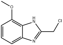 2-(氯甲基)-7-甲氧基-1H-苯并[D]咪唑 结构式