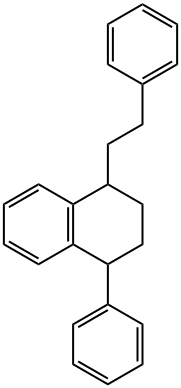 1-苯基-4-(2-苯基乙基)-1,2,3,4-四氢萘 结构式