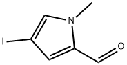 4-碘-1-甲基-1H-吡咯-2-甲醛 结构式