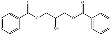 1,3-二-O-苯甲酰基-D-甘油 结构式