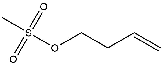 3-Buten-1-ol, 1-methanesulfonate 结构式