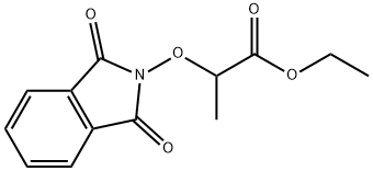 2-((1,3-二氧代异吲哚啉-2-基)氧基)丙酸乙酯 结构式