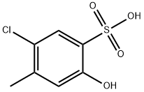 Benzenesulfonic acid, 5-chloro-2-hydroxy-4-methyl- 结构式