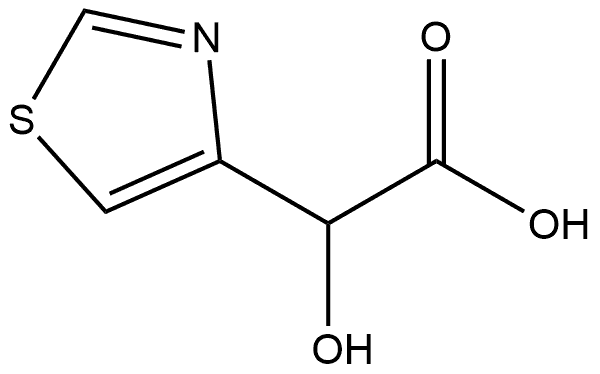 2-羟基-2-(噻唑-4-基)乙酸 结构式