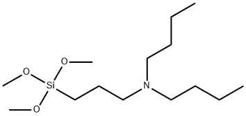1-Butanamine, N-butyl-N-[3-(trimethoxysilyl)propyl]- 结构式