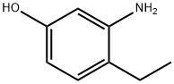 3-氨基-4-乙基苯酚 结构式