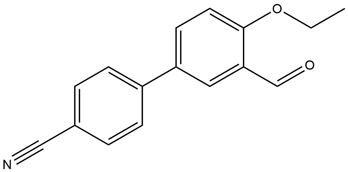 4'-Ethoxy-3'-formyl[1,1'-biphenyl]-4-carbonitrile 结构式