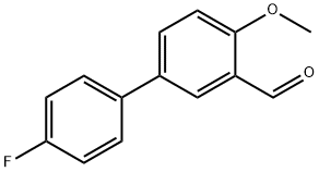 4'-氟-4-甲氧基-[1,1'-联苯]-3-甲醛 结构式