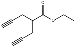 ethyl 2-(prop-2-yn-1-yl)pent-4-ynoate 结构式